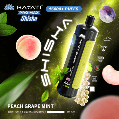 Hayati Shisha 15000 Puffs Disposable Vape (Box of 10)