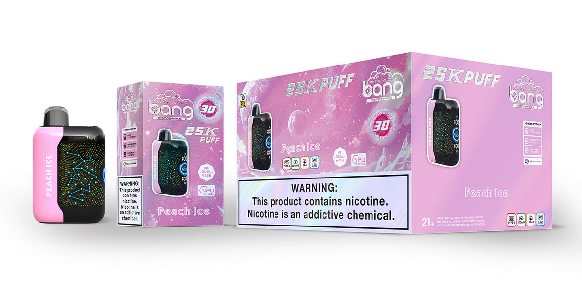 Bang starry 25000 puffs Disposable Vape-850mAh Battery, 30ml E-liquid, Multiple Nicotine 16 Flavors