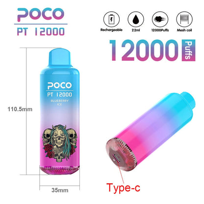 10000 Puff Disposable Vape - 20mL 5% Nic Salt, 10 Flavors