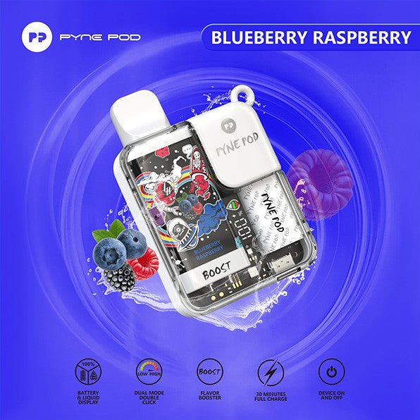 Pynepod 8500 Puffs Disposable Vape 16 Flavors  20mg Nico 2ML Battery Display 550mAh battery