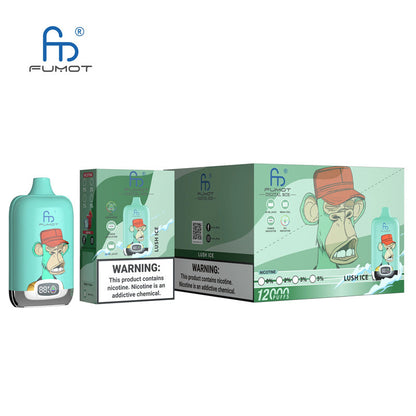 FUMOT DIGITAL BOX 12000 - 20mL, 5% Nic Salt, 16 Flavors, LED Display