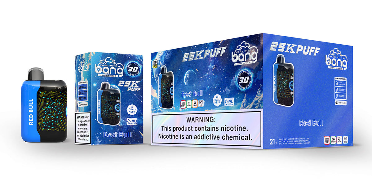 Bang starry 25000 puffs Disposable Vape-850mAh Battery, 30ml E-liquid, Multiple Nicotine 16 Flavors