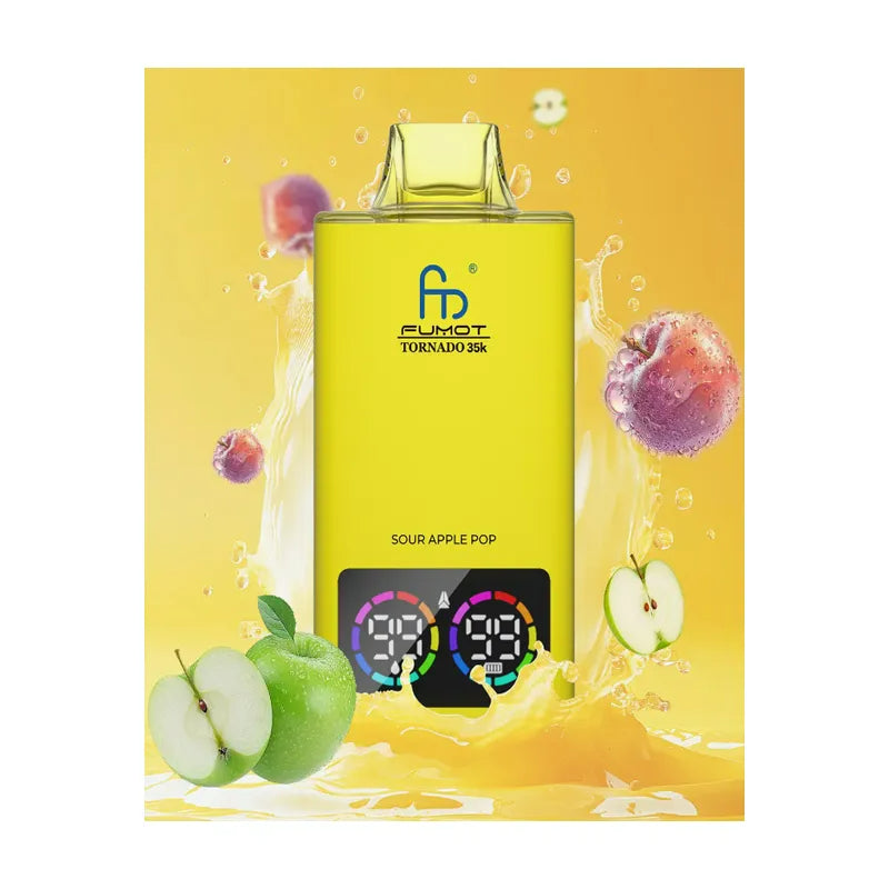 Fumot Tornado 35k Disposable Vape Fumot  Vape With Digital  20 flavor Display