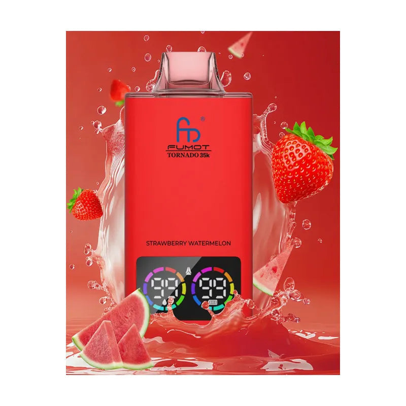 Fumot Tornado 35k Disposable Vape Fumot  Vape With Digital  20 flavor Display