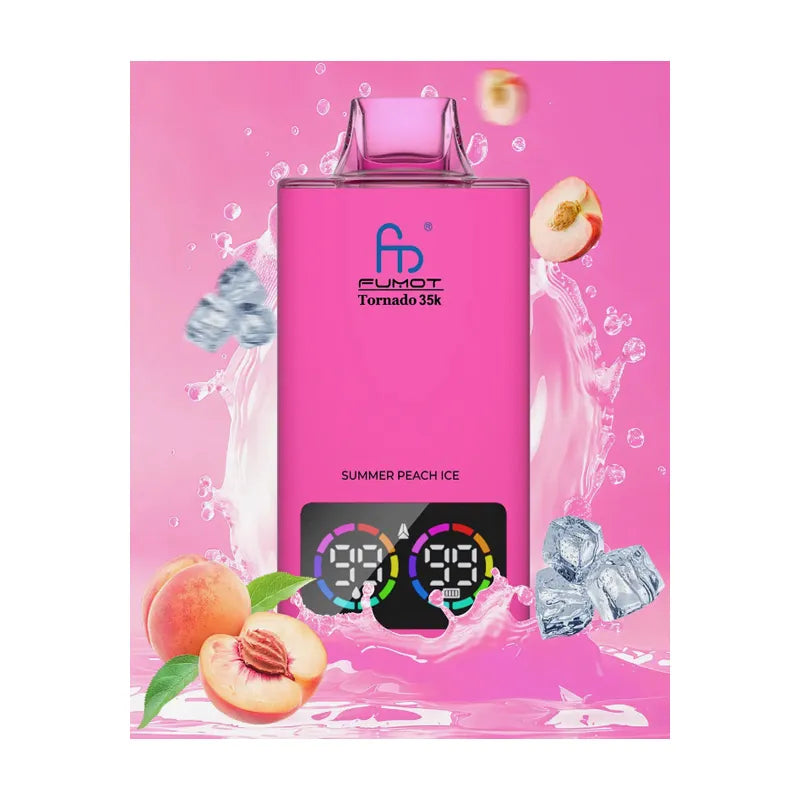 Fumot Tornado 35k Disposable Vape Fumot  Vape With Digital  20 flavor Display