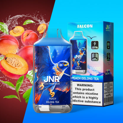 JNR FALON 16000 16K Puffs Original Edition Rechargeable Disposable Vape-850mAh Battery, 22ml E-liquid, Multiple Nicotine 27 Flavors