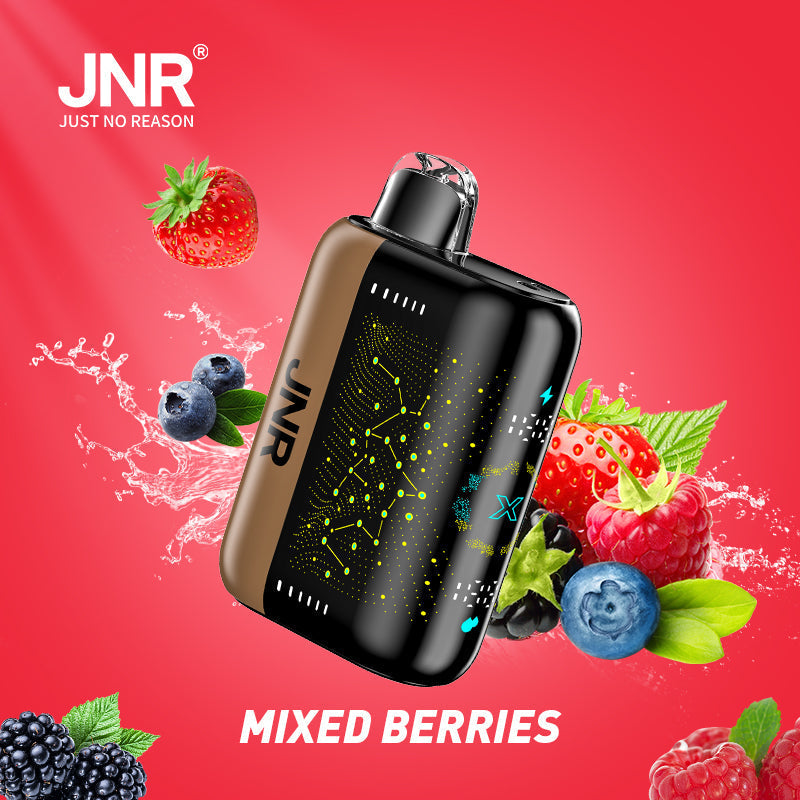 JNR Plus X 26000 26K Puffs Disposable Vape Newest Electronic Cigarette Pod-850mAh Battery, 28ml E-liquid, Multiple Nicotine 15 Flavors