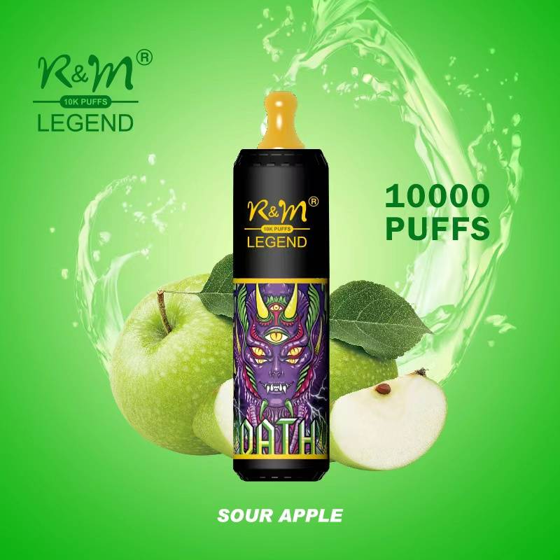 R&M 10000 puffs  10K  Fruit Flavor Portable Stylish High-quality E-lectronic c igarette Vape E-liquid V aporizer Pod system Include Nicotine 19 flavors