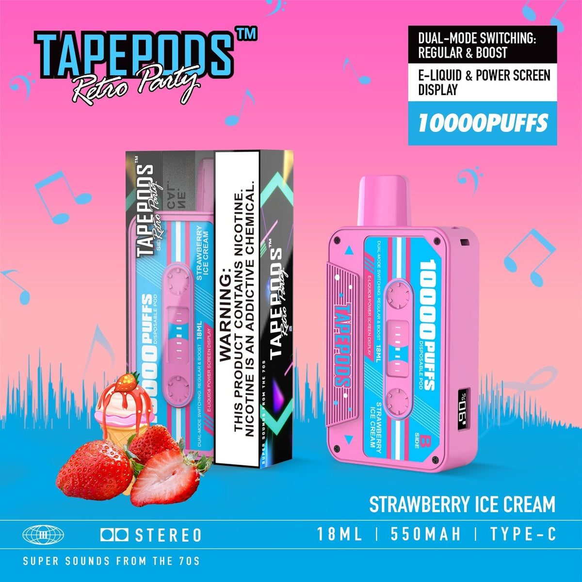 TAPEPODS VAPMOD QD114 10000Puffs Disposable Vape Wholesale