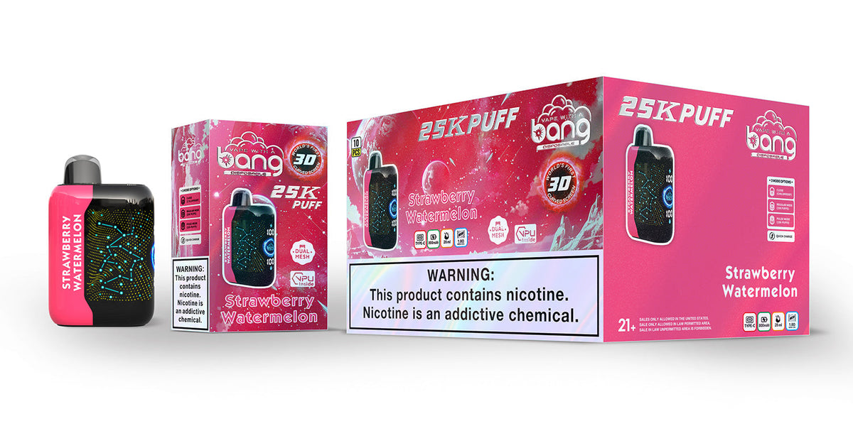 Bang starry 25000 puffs Disposable Vape-850mAh Battery, 30ml E-liquid, Multiple Nicotine 16 Flavors