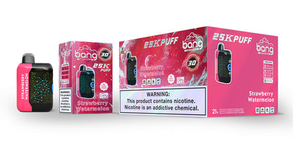 Bang starry 25000 puffs Disposable Vape-850mAh Battery, 30ml E-liquid, Multiple Nicotine 16 Flavors