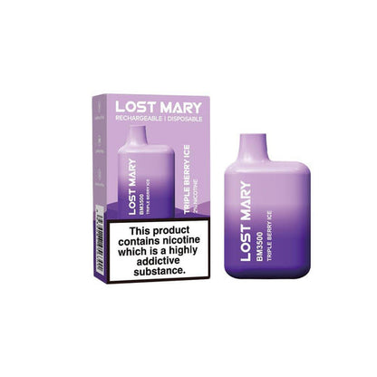 Lost Mary 3500 Puffs Disposable Vapes Pen Bar