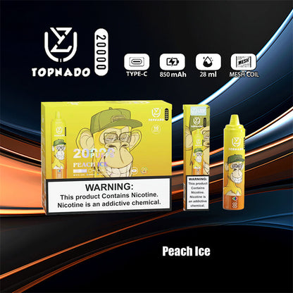 High Quality Uzy Tornado 20000 Puff Disposable E Cigarettes Mesh Coil 28ml 20K Puff Disposable