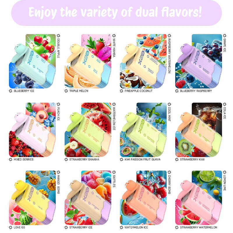 VAPEN DUO 40000 Puffs Dual Flavors Disposable Vape 40ml 650mAh 12 Flavors