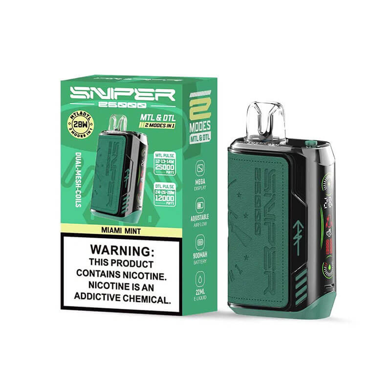 Vapmod Sniper 25000 Puffs Dispaable Vape 20ml 650mAh  12 Flavors