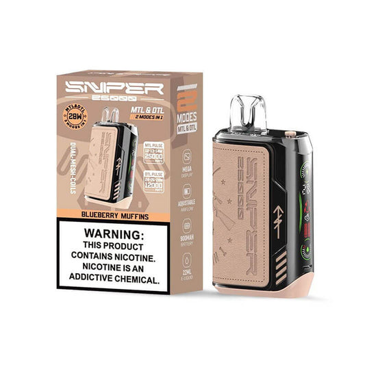Vapmod Sniper 25000 Puffs Dispaable Vape  20ml 650mAh 12 Flavors
