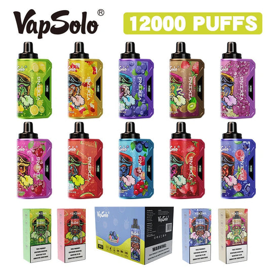 22ml 6500 Puffs Disposable Vape - 5% Nicotine, 15 Flavors, Type-C