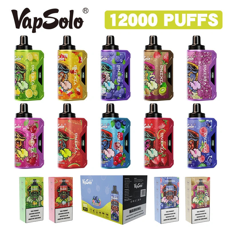 22ml Disposable Vape - 650mAh, 20mg Nicotine, 10 Flavors, LED Display