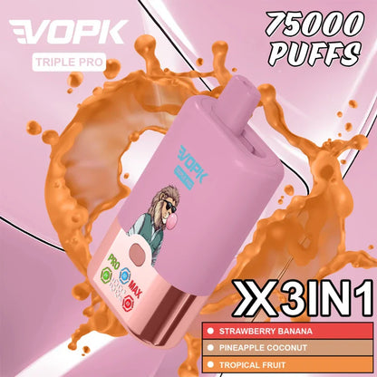 VOPK Triple Pro 75000 Puffs Best Value Bulk Sale