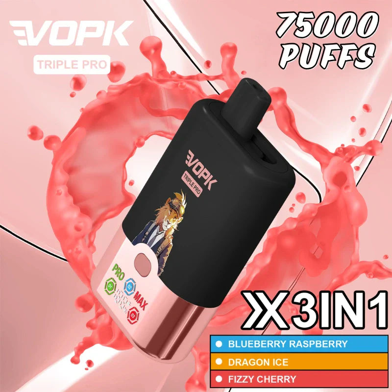 VOPK Triple Pro 75000 Puffs Best Value Bulk Sale