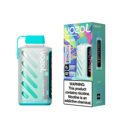 Vozol Gear Power 20000 Puffs Disposable Vape-650mAh Battery, 20ml E-liquid, Multiple Nicotine 10 Flavors