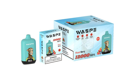 WASPE 12000 Puffs Digital Box Disposable Vape Popularity Cigarette Pod