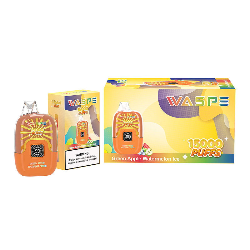 WASPE Digital Box 15000 Puffs Disposable Vape Popularity Cigarette Pod
