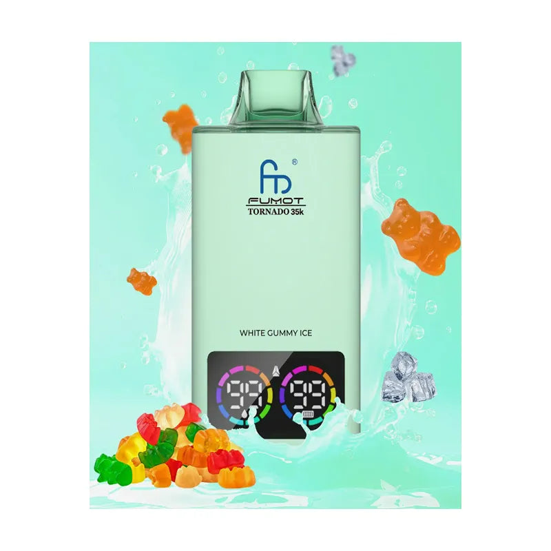 Fumot Tornado 35k Disposable Vape Fumot  Vape With Digital  20 flavor Display