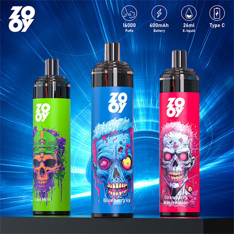 Zooy Tornado 16000 Puffs E Vape Electronic Smoking Cigarette Disposable Puff 15k 16k