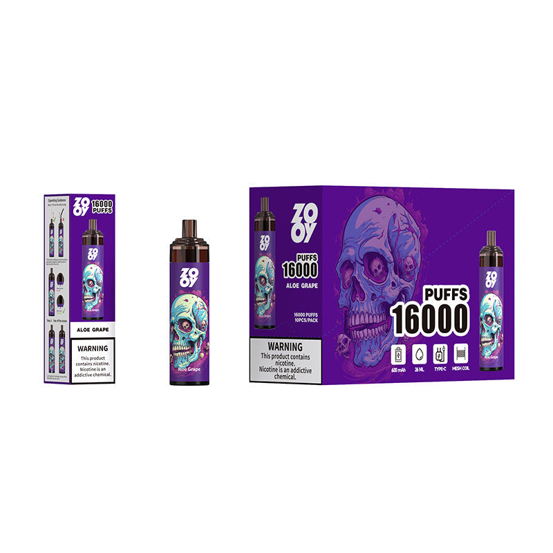 Zooy Tornado 16000 Puffs E Vape Electronic Smoking Cigarette Disposable Puff 15k 16k