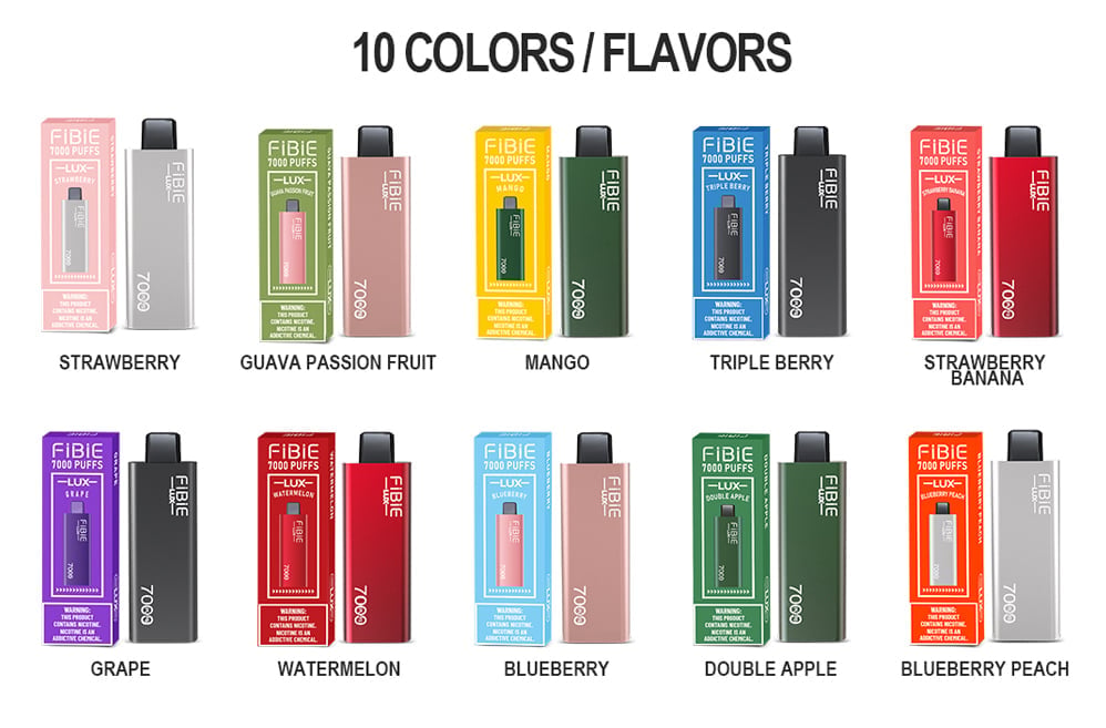 BLUEBERRY-  FIBIE 7000 Puffs Disposable Vapor Wands(7000 PUFFS)