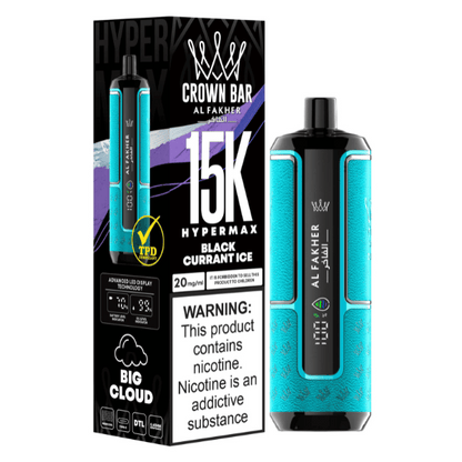 Al Fakher Crown Bar 15k-22ml E-liquid, Multiple Nicotine 20 Flavors