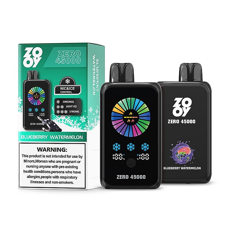ZOOY ZERO 45000 puffs Nic&Ice Control Disposable Vape with Ajustable Airflow