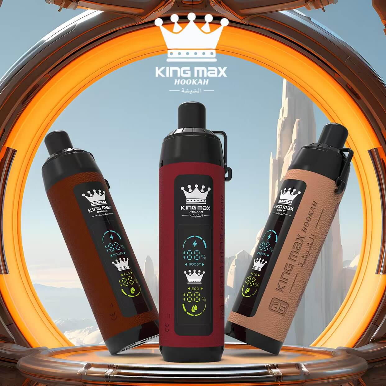 BREZE STIIK BS Kingmax Hookah 15000 Vape – Luxurious Design. Dual Modes. 15.000 Puffs. Adjustable Airflow. and Mesh Coil!