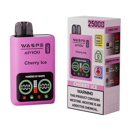 WASPE  Aiviou 25000 Puffs Disposable Vape 25ml 650mah 10 Flavors