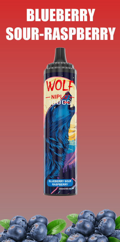 JNR Wolf 5% Disposable 10000 Puffs Available 19 Flavors