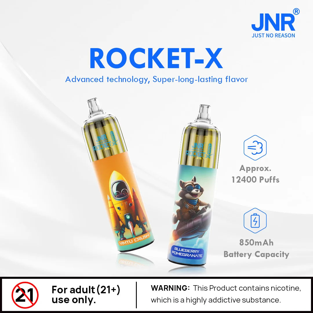 JNR Rocket X 12400 Puffs Disposable Vape 20 Flavors