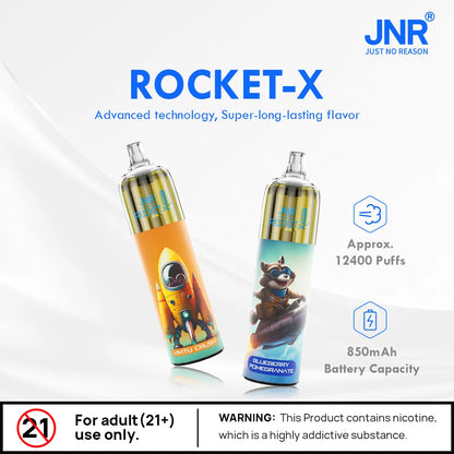 JNR Rocket X 12400 Puffs Disposable Vape 20 Flavors