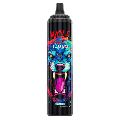 JNR Wolf 5% Disposable 10000 Puffs Available 19 Flavors
