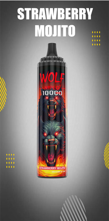 JNR Wolf 5% Disposable 10000 Puffs Available 19 Flavors