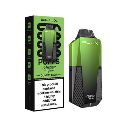 Elux 6,000 puffs Cyberover , 10ml  850mAh 6K Disposable vape,6  Flavors.
