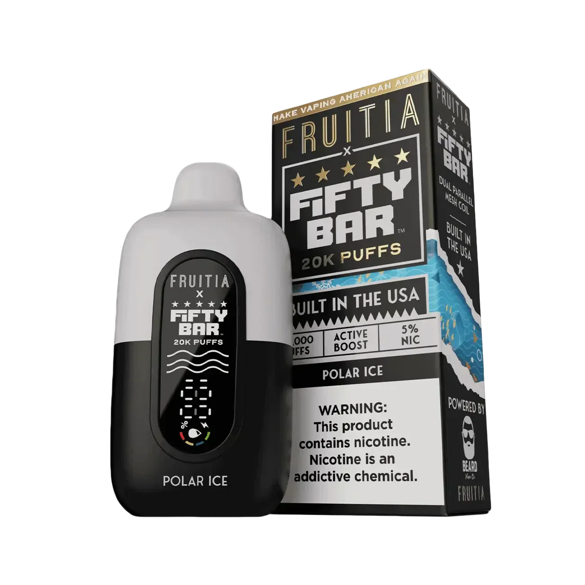 Fifty Bar X Fruitia 20K Disposable Vape