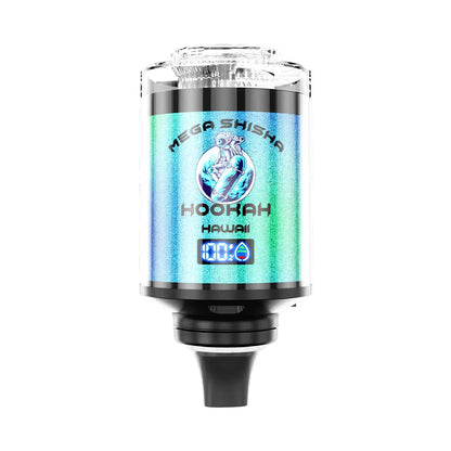 JNR Mega Shisha Hookah 100000 Puffs Disposable Vape Pen E Cigarette Prefilled 60ml 2200mAh