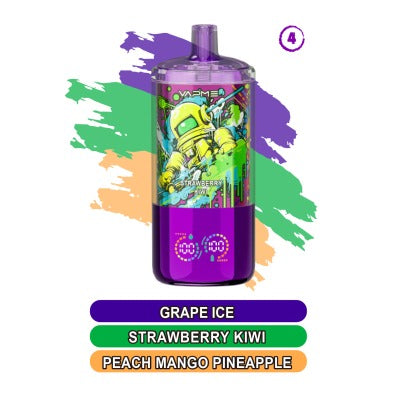 Vapme Crystal 30000 Three in One Triple Flavor Vape | Three Flavors, Long lasting and Easy
