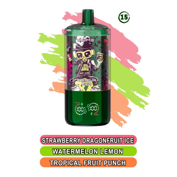 Vapme Crystal 30000 Three in One Triple Flavor Vape | Three Flavors, Long lasting and Easy