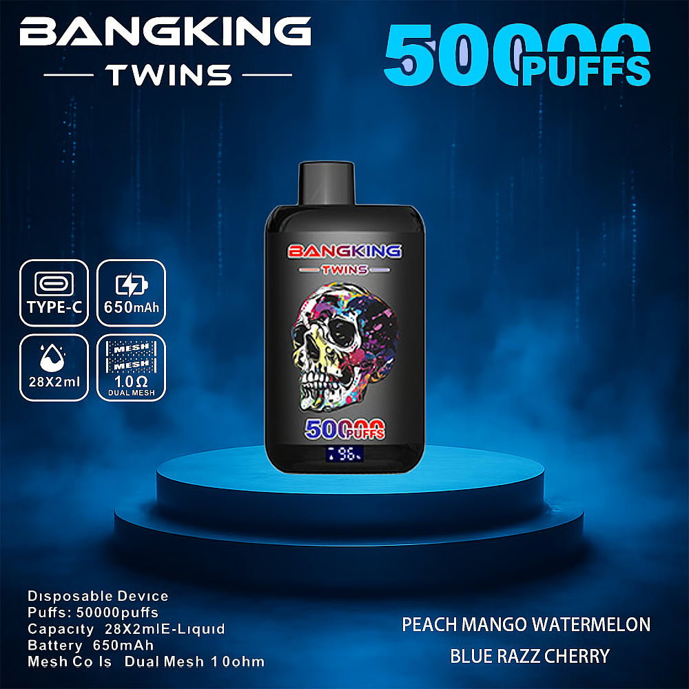 Bang King Twins 50000 Puffs 50k Double Flavor Disposable Vape