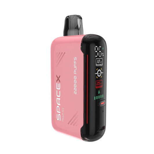 VAPME Spacex 22000 Puffs Digital Screen 0% 2% 3% 5% Low Nicotine Original Factory Bulk Buy Rechargeable Disposable Vapes Pen Wholesale