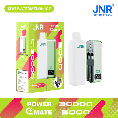 JNR PowerMate 30000 Puffs Disposable Vape In Sales-5500mAh Battery, 19ml E-liquid, Multiple Nicotine 10 Flavors