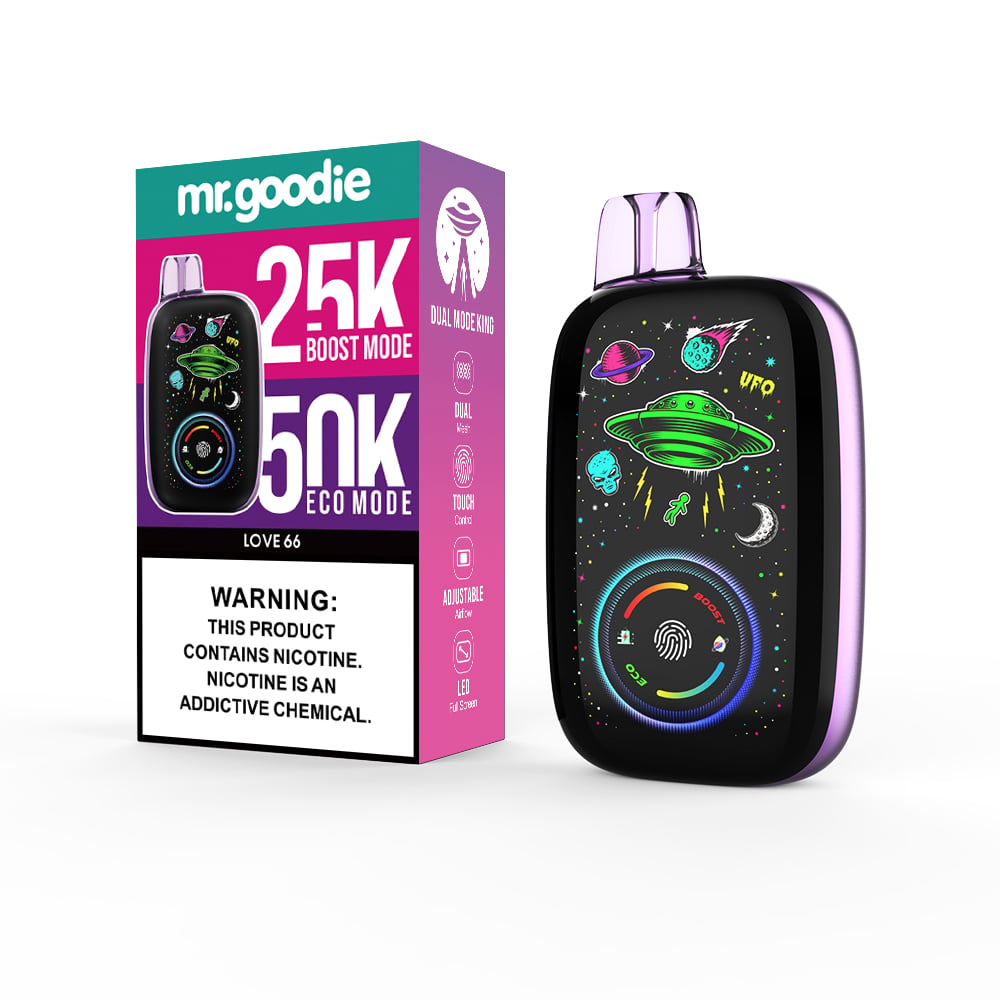 Mr.Goodie Dual Mode King 50000 50K Puffs :Touch Control Disposable Vape with Ajustable Airflow