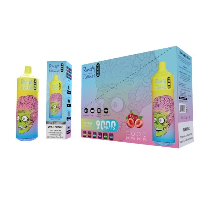 RandM Tornado 9000 Puffs Vape original E Cigarette Bang King Double Crystal 20000 Puffs Vape 20K Disposable Vape Pen E Cigarette Prefilled -850mAh Battery, 14ml E-liquid, Multiple Nicotine 10 Flavors
